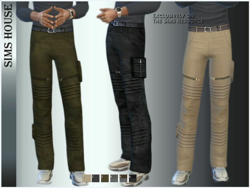 Men’s Cargo With Side Pockets Sims 4 CC