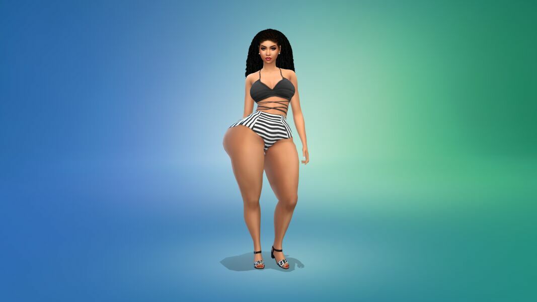 sims 4 cc mercedes coleman big body 2023 body preset by vtk 10