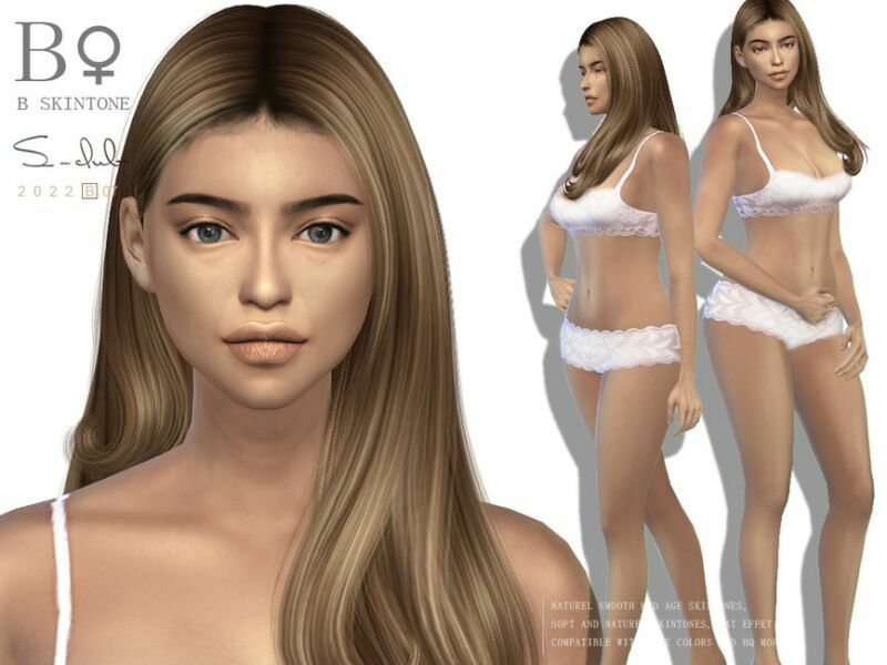 MID AGE Female Overlay Skintones By S-Club By S-Club Sims 4 CC