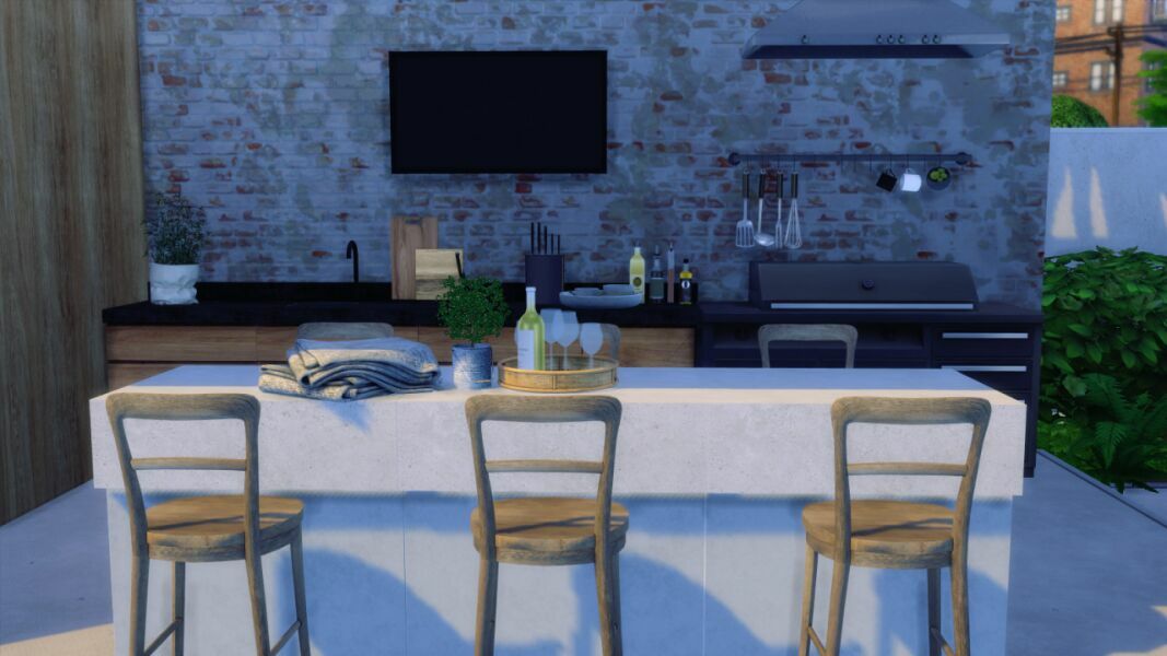 sims 4 cc mid century modern by marywho 4