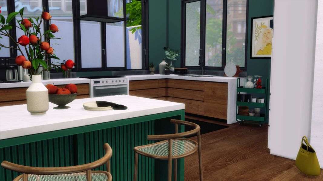 sims 4 cc mid century modern by marywho 5