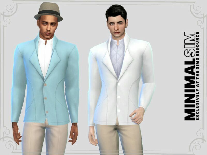 Minimalsim Suit Jacket By Mclaynesims Sims 4 CC