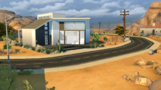 Modern Desert Home Sims 4 CC