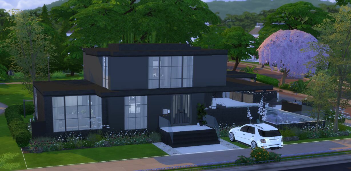 Modern Family Home Sims 4 CC