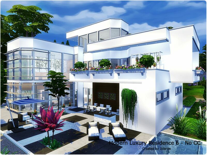 Modern Luxury Residence 6 – NO CC By Jolanta Sims 4 CC