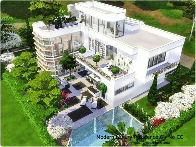 sims 4 cc modern luxury residence 6 no cc by jolanta 2