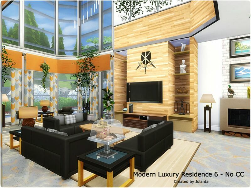 sims 4 cc modern luxury residence 6 no cc by jolanta 4