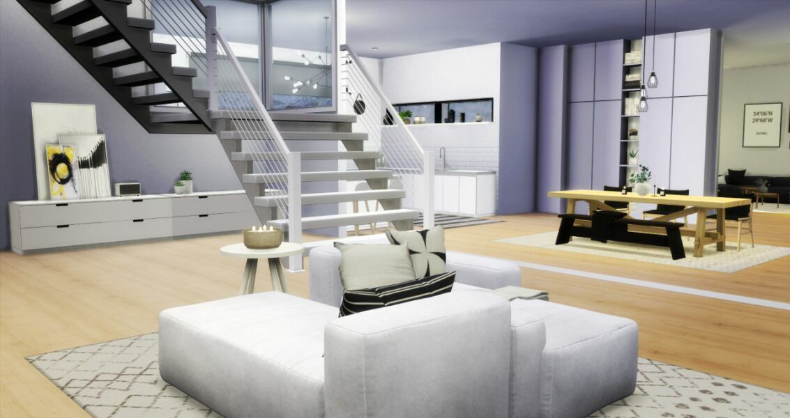 sims 4 cc modern scandi by marywho 3