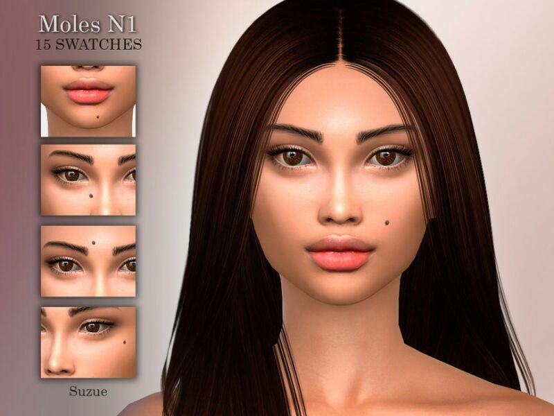 Moles N1 By Suzue Sims 4 CC