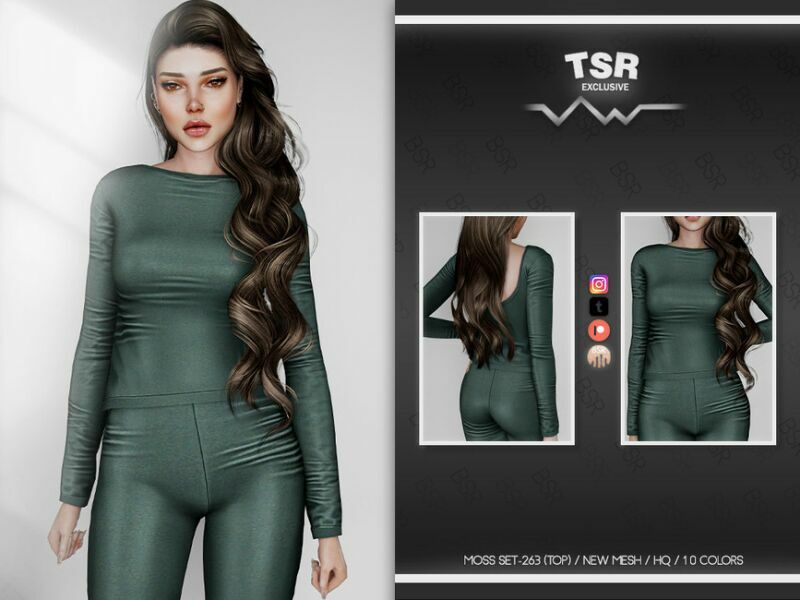 Moss SET-263 (TOP) BD788 By Busra-Tr Sims 4 CC