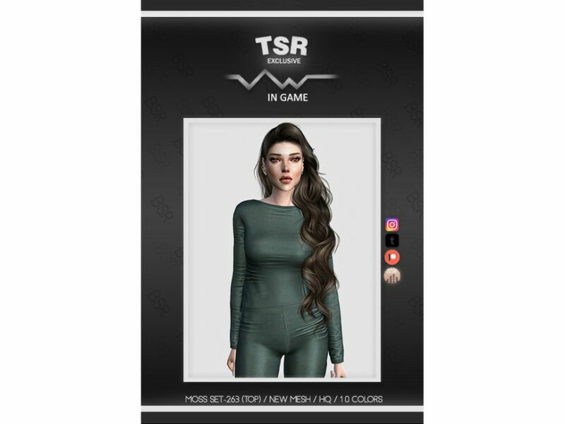 sims 4 cc moss set 263 top bd788 by busra tr 2