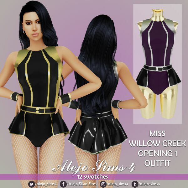 MWC Opening 1 Outfit Sims 4 CC