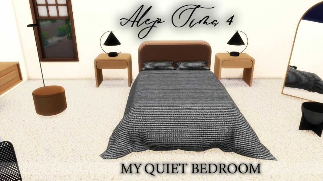 sims 4 cc my quiet bedroom 3