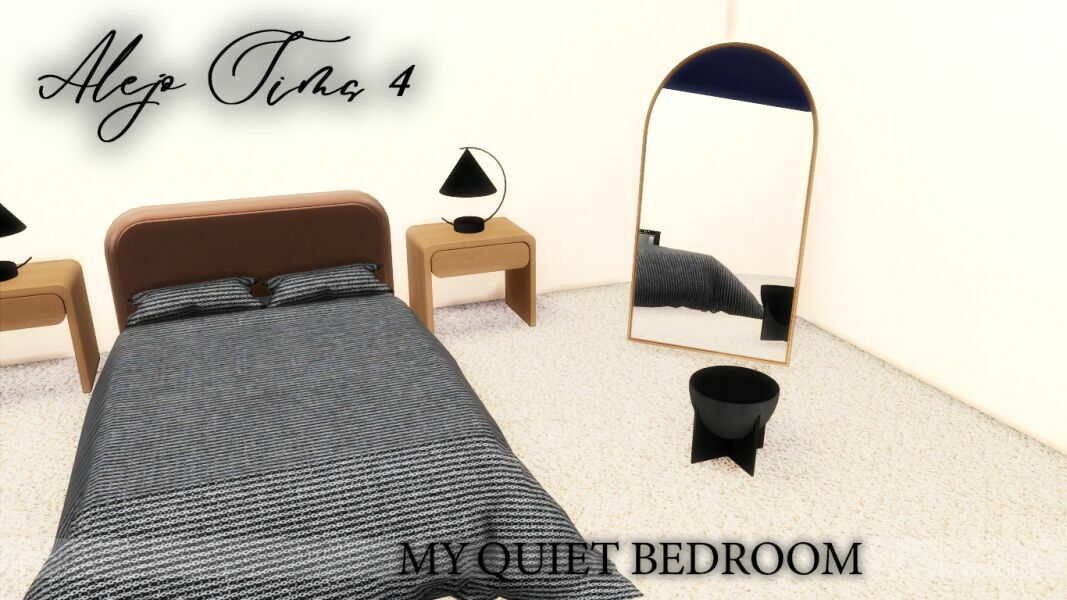 sims 4 cc my quiet bedroom 4