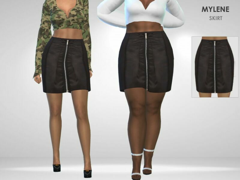 Mylene Skirt By Puresim Sims 4 CC