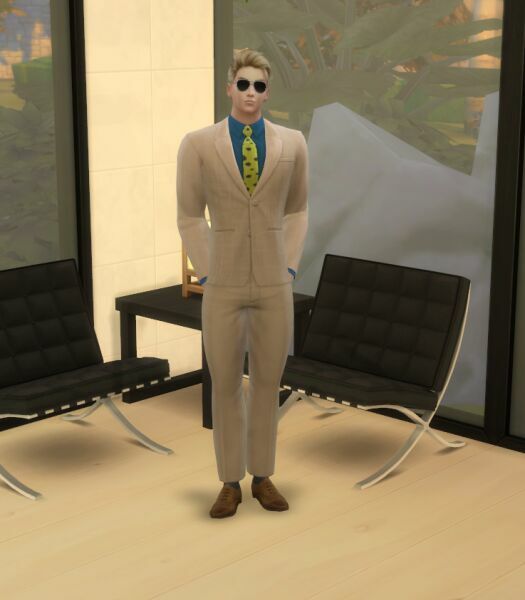 Nanami Kento Suit Jacket By Liannab Sims 4 CC