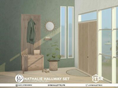 Nathalie Hallway SET By Syboubou Sims 4 CC