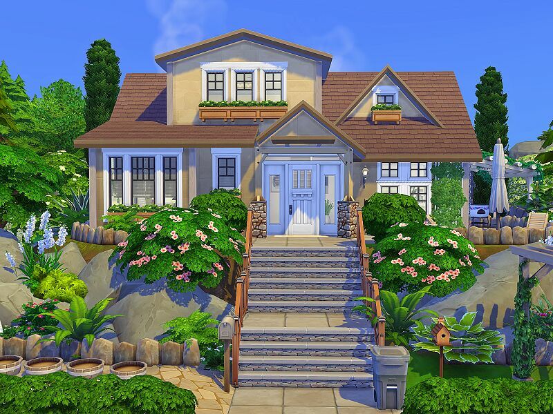 sims 4 cc nature lover cottage no cc by flubs79 2