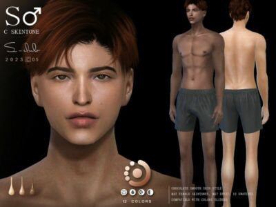 “Nature Male Skintones By S-Club For Sims 4” Sims 4 CC