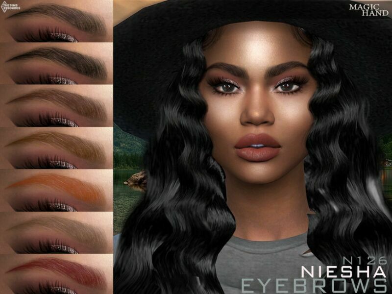 Niesha Eyebrows N126 By Magichand Sims 4 CC