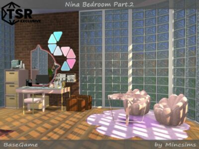 Nina Bedroom Part.2 By Mincsims Sims 4 CC