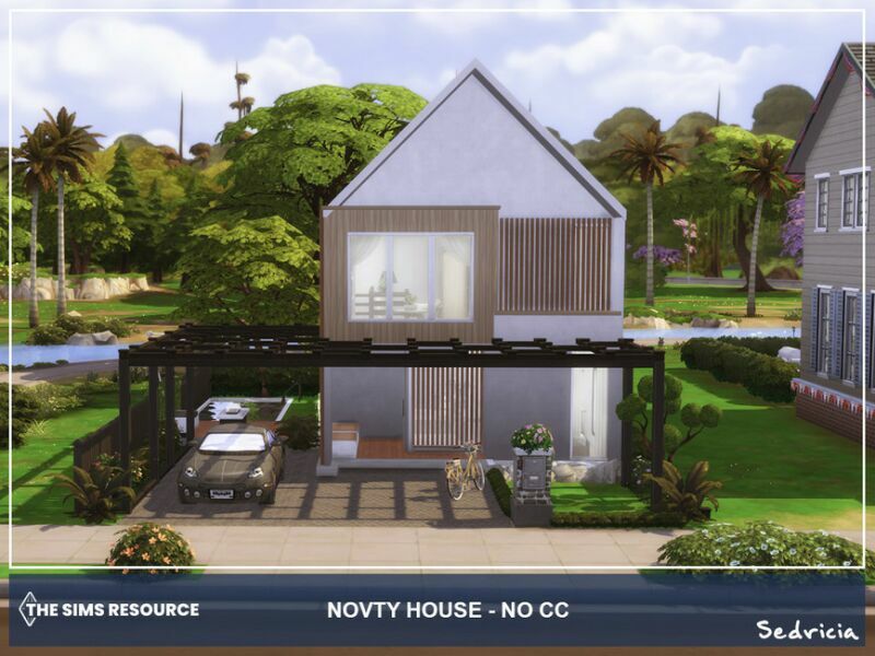 Novty House Nocc By Sedricia Sims 4 CC