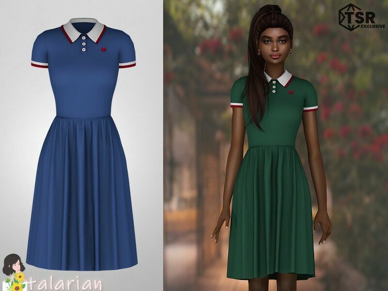 Nyla Dress By Talarian Sims 4 CC