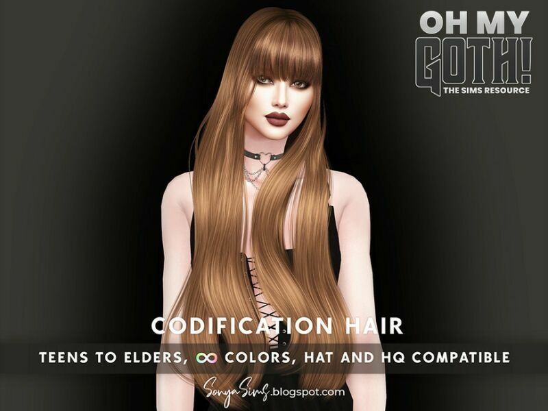 sims 4 cc oh my goth codification hair by sonyasimscc 2