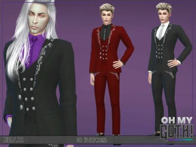 OH MY Goth – Damian Suit Sims 4 CC