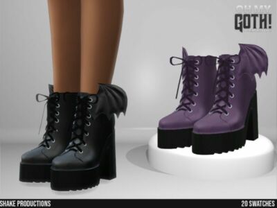 OH MY Goth! High Heel Boots 1 By Shakeproductions Sims 4 CC