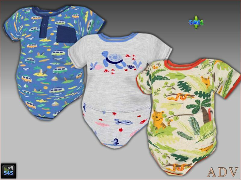 sims 4 cc onesies and socks for infant boys 2