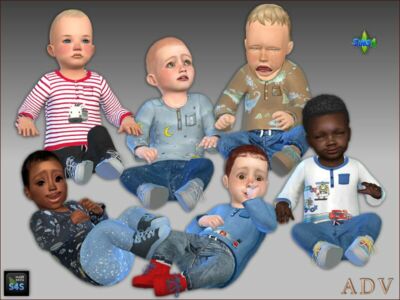 Outfits For Infant Boys Sims 4 CC