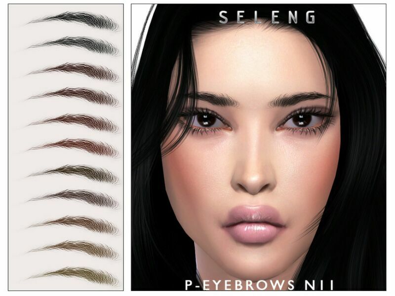 P-Eyebrows N11[Patreon] By Seleng Sims 4 CC