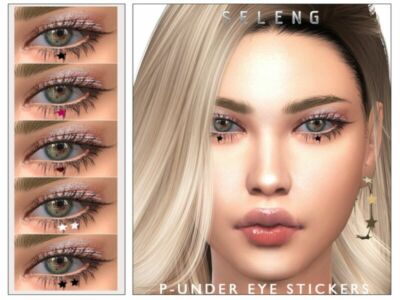 P- Under EYE Stickers [Patreon] By Seleng Sims 4 CC