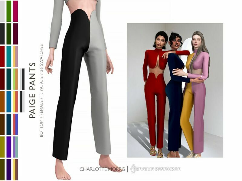 Paige Pants Sims 4 CC