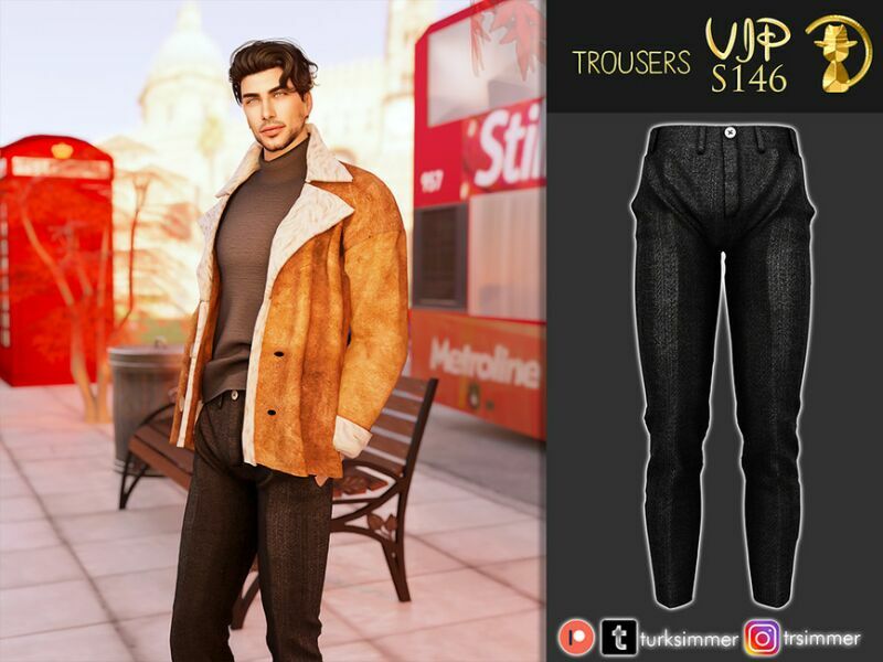 [Patreon] (Early Access) Trousers S146 By Turksimmer Sims 4 CC