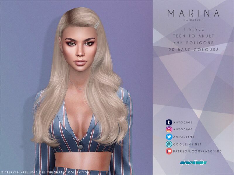 [Patreon] Marina By Anto Sims 4 CC