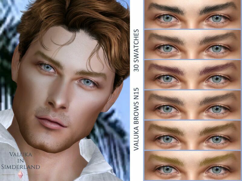 [Patreon] Valuka – Brows N15 By Valuka Sims 4 CC