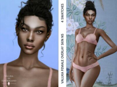 [Patreon] Valuka – Female Overlay Skin N5 By Valuka Sims 4 CC