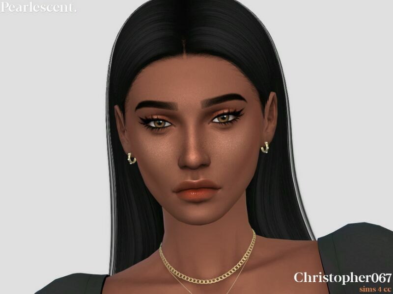 sims 4 cc pearlescent earrings by christopher067 2