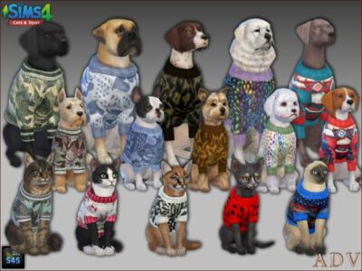 PET Clothing Sims 4 CC