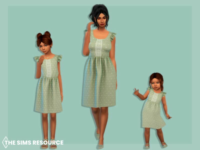 sims 4 cc pimpled dress with lace adult by mysteriousoo 2