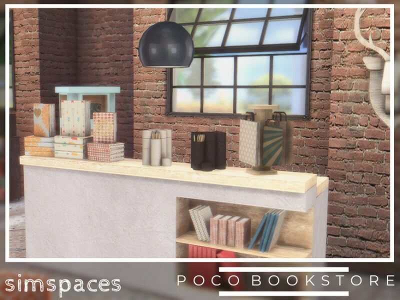 sims 4 cc poco bookstore part 2 by simspaces 2