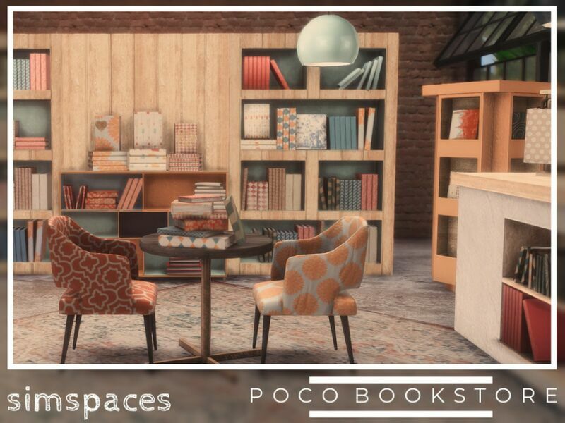 sims 4 cc poco bookstore part 2 by simspaces 5