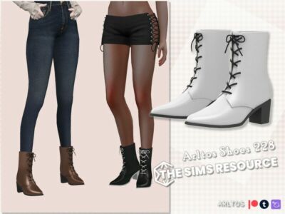 Pointed Boots By Arltos Sims 4 CC