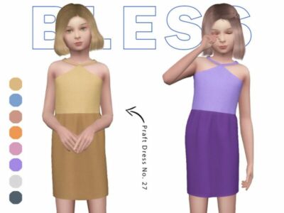 Praft Dress NO. 27 By Praft Sims 4 CC