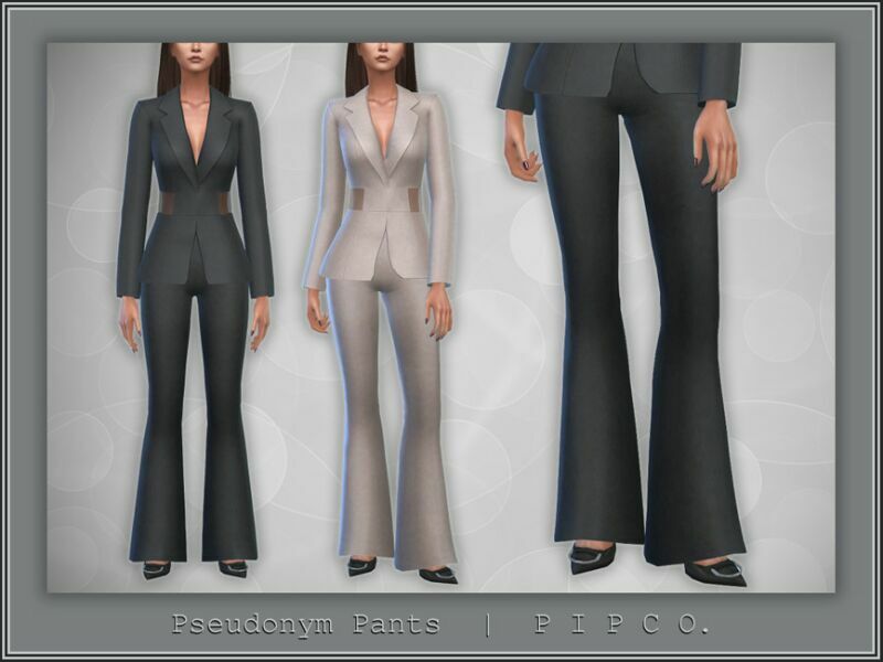 Pseudonym Pants. By Pipco Sims 4 CC