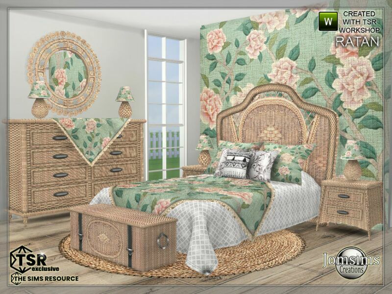 Ratan Bedroom By Jomsims Sims 4 CC