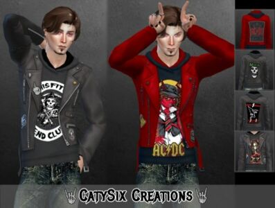 Rebel Wear V1 (M) By Catysix Sims 4 CC