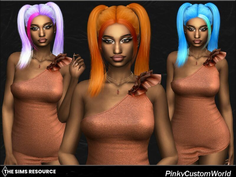 sims 4 cc retexture of sugar style 2 hair by ade by pinkycustomworld 2